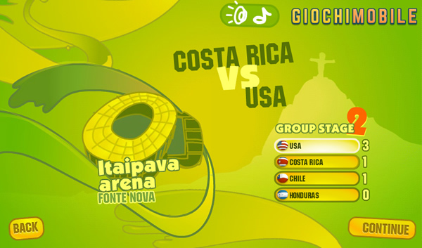 World Cup 2014 Mobile Game
